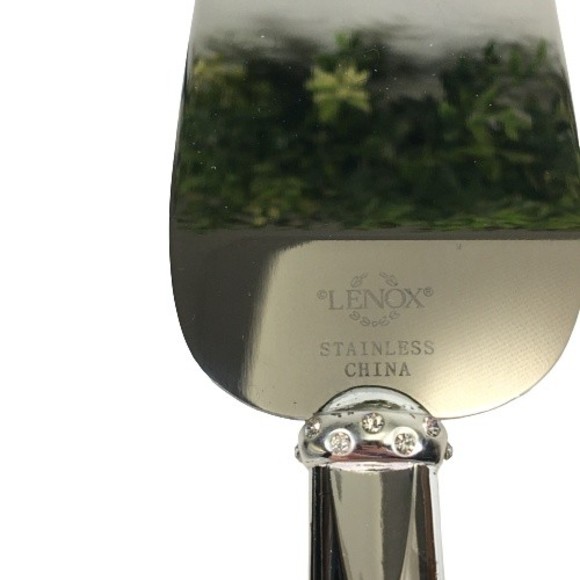 Lenox Devotion 2 Piece Dessert Set Cake Knife & Server Silverplate 825522 Silver - Picture 3 of 12